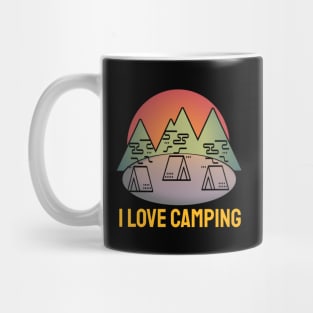 I Love Camping Mug